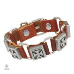 Bracelet Templiers avec symbole de l'Ordre de Malte