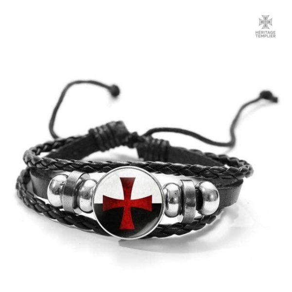bracelet-croix-des-templiers-1 Bracelet Templier avec croix emblématique des Templiers