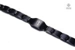 Bracelet inspiré des Templiers, orné du bouclier noir distinctif