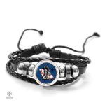 Bracelet Templier avec motif de Cavaliers en Chasse