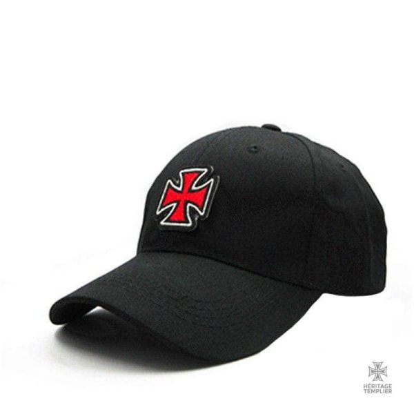 casquette-croix-rouge-1 Casquette Templier Croix de Vermeille en style baseball