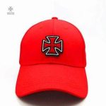 Casquette en tissu robuste avec motif templier