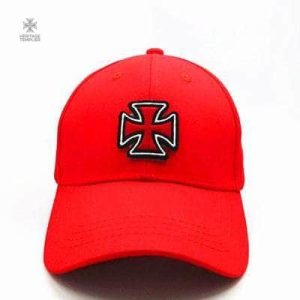 Casquette en tissu robuste avec motif templier