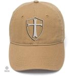 Casquette Templier beige en tissu léger et tendance