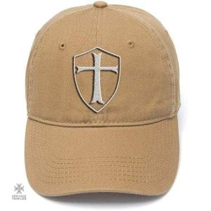 Casquette Templier beige en tissu léger et tendance