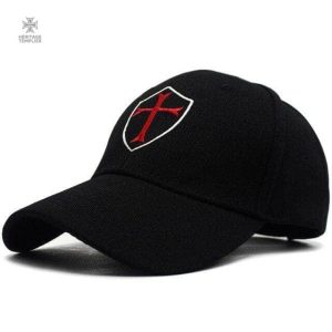 Casquette Templier avec croix du Temple en design classique