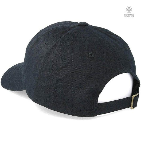 Accessoire de mode templier, casquette noire élégante et moderne