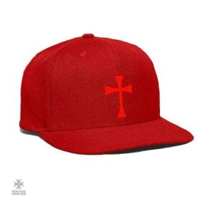 Casquette Templier rouge pour un style audacieux et distinctif