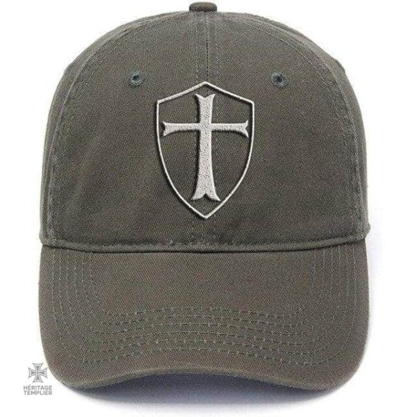 casquette-templier-verte-1 Casquette Templier verte en tissu durable pour un style unique