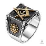 Bague masónique Maître de la loge en argent