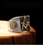 Bague Maître de la loge, accessoire de cérémonie maçonnique