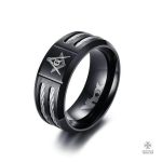 Bague Franc-Maçon Impartialité, symbole d'égalité et de justice
