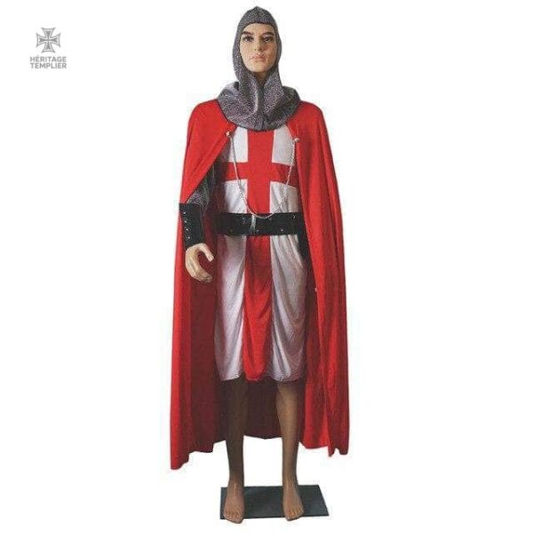 deguisement-chevalier-1 Déguisement Chevalier Templier classique pour enfants et adultes