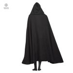 Cape noire pour déguisement Templier, style hospitalier