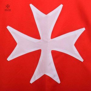 Cape Hospitalier Rouge idéale pour votre costume de Templier