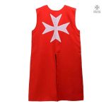 Costume templier rouge pour soirées à thème médiéval