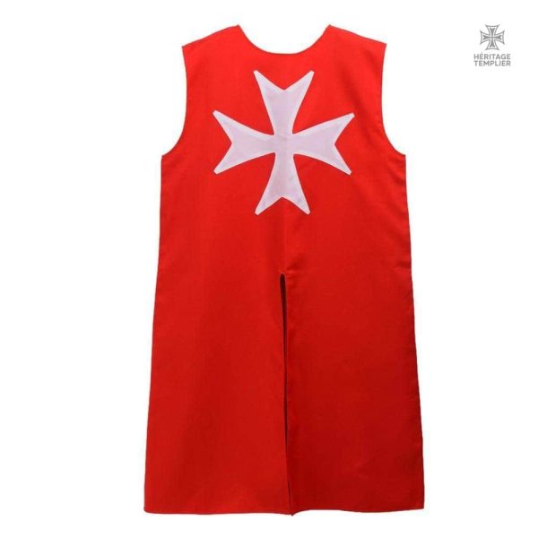 Costume templier rouge pour soirées à thème médiéval
