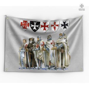 Drapeau Templier - Symbole des Ordres de Chevalerie