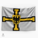 Drapeau Templier de l'Ordre Teutonique, symbole historique