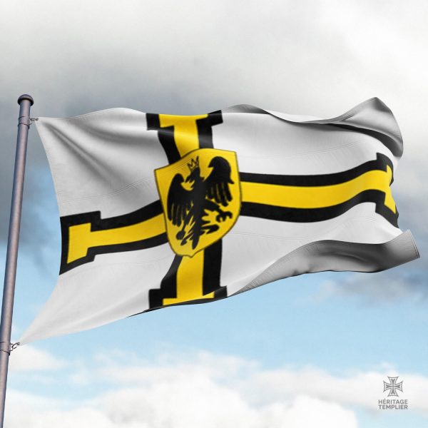 Drapeau emblématique des Chevaliers Teutoniques, motif distinctif
