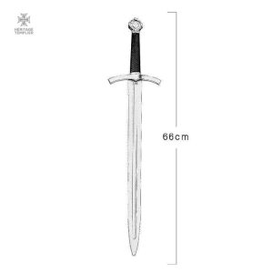Épée médiévale, symbole de l'ordre des Templiers