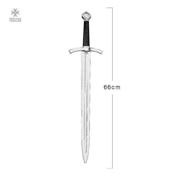 Épée médiévale, symbole de l'ordre des Templiers