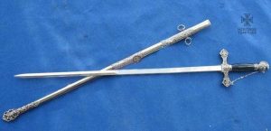 Épée médiévale Templier, objet de décoration historique