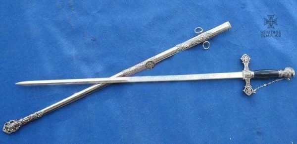 Épée médiévale Templier, objet de décoration historique