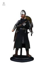 Figurine Templier - Chevalier Hospitalier en position de combat