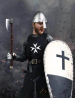 Chevalier Hospitalier en armure, symbole des Templiers