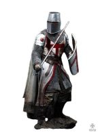 Figurine Templier du Dernier Templier en résine détaillée