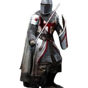 Figurine Templier du Dernier Templier en résine détaillée