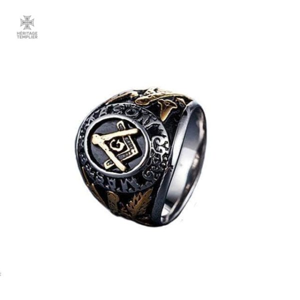 Bague Maître Franc-Maçon en design élégant et symbolique
