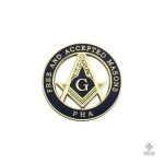 Insigne Franc-Maçon "Free and Accepted" pour collection Templiers