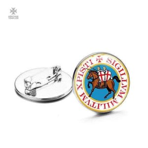 Insigne Templier - Sceau des Templiers en métal