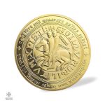 Lot de 5 pièces de monnaie Templier rouge