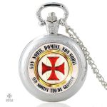 Montre Templier Argent Non Nobis Domine, élégance historique