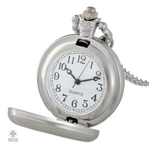 Montre de poche Templier en argent, style classique et raffiné