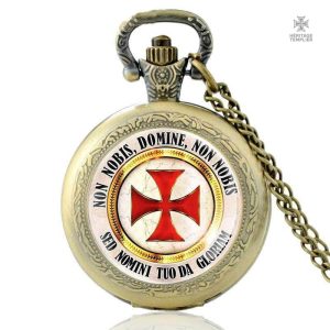Montre Templier Non Nobis Domine, élégante montre de poche