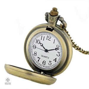 Montre de poche Templiers, style classique et raffiné