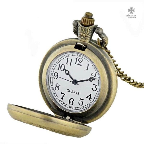 Montre de poche Templier en or pour une touche classique
