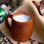 Mug en bois inspiré par l'ordre des Templiers