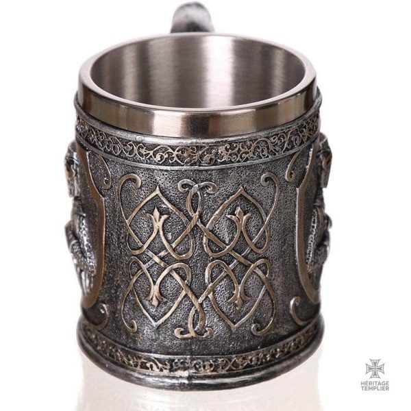 Mug chevaleresque, hommage aux Templiers et à leur légende