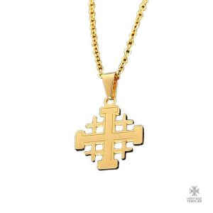 Pendentif Templier en croix de Jérusalem