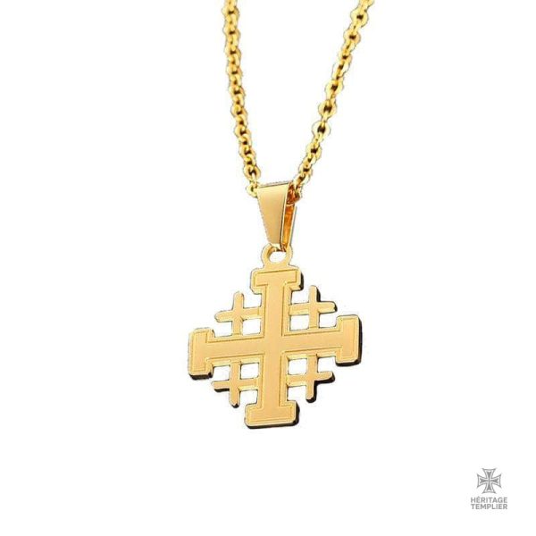 pendentif-croix-de-jerusalem-1 Pendentif Templier en croix de Jérusalem