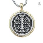 Pendentif Templier Saint-Sépulcre en métal