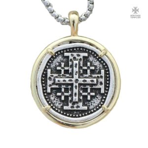 Pendentif Templier Saint-Sépulcre en métal