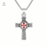 Pendentif Templier Croix Latine