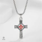 Pendentif Croix Templier en métal
