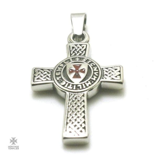 Accessoire Templier : pendentif en croix